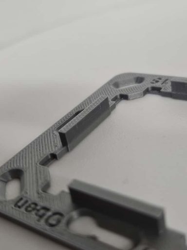 Adapter - Loxone Touchpad auf Jung Rahmen Adapter Loxone Jung Rahmen