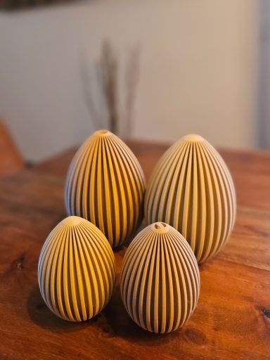 Ostereier Rippe Ostereier PLA 3D Druck