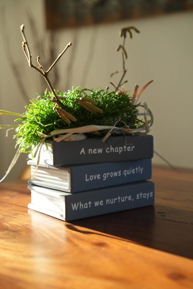 Pflanztopf Moderner Pflanztopf im Buch-Design aus dem 3D-Drucker