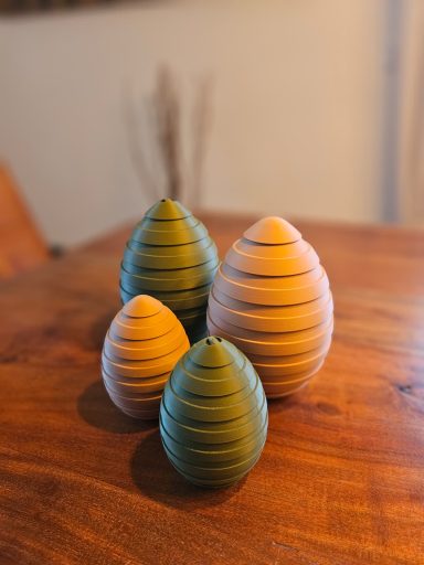 Ostereier Schwung Ostereier PLA 3D Druck