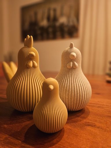 Osterhähnchen Hühnerfamilie